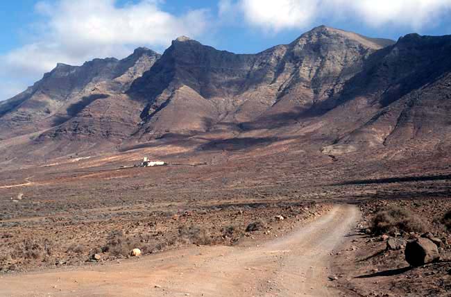 Weg zur Villa Winter - Cofete - Fuerteventura